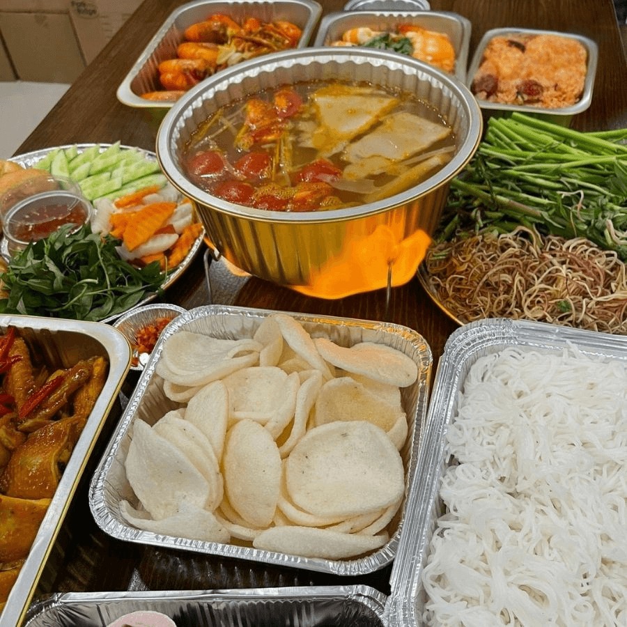 Khay hộp nhôm cao cấp hai lớp