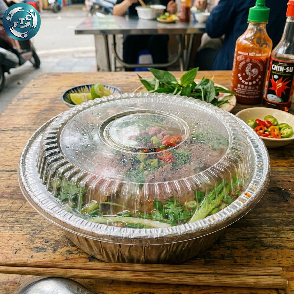 Tô giấy bạc đựng bún phở