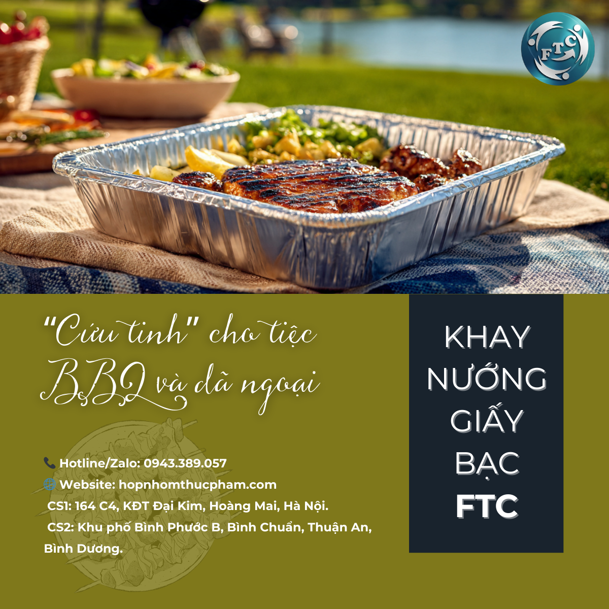 Khay nướng giấy bạc