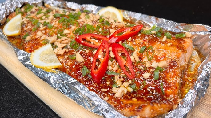 Cá hồi nướng giấy bạc