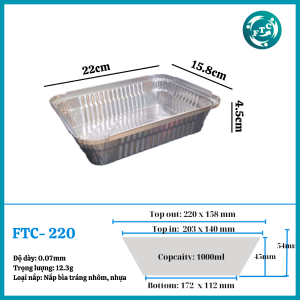 Hộp đựng thực phẩm 1000ml
