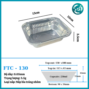 Hộp đựng thực phẩm 230ml