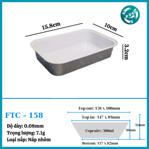 Hộp nhôm hàng không 300ml