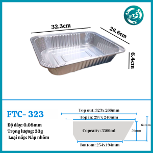 Hộp đựng thực phẩm 3500ml