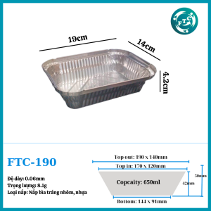 Hộp đựng thực phẩm 650ml