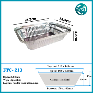 Hộp đựng thực phẩm 850ml