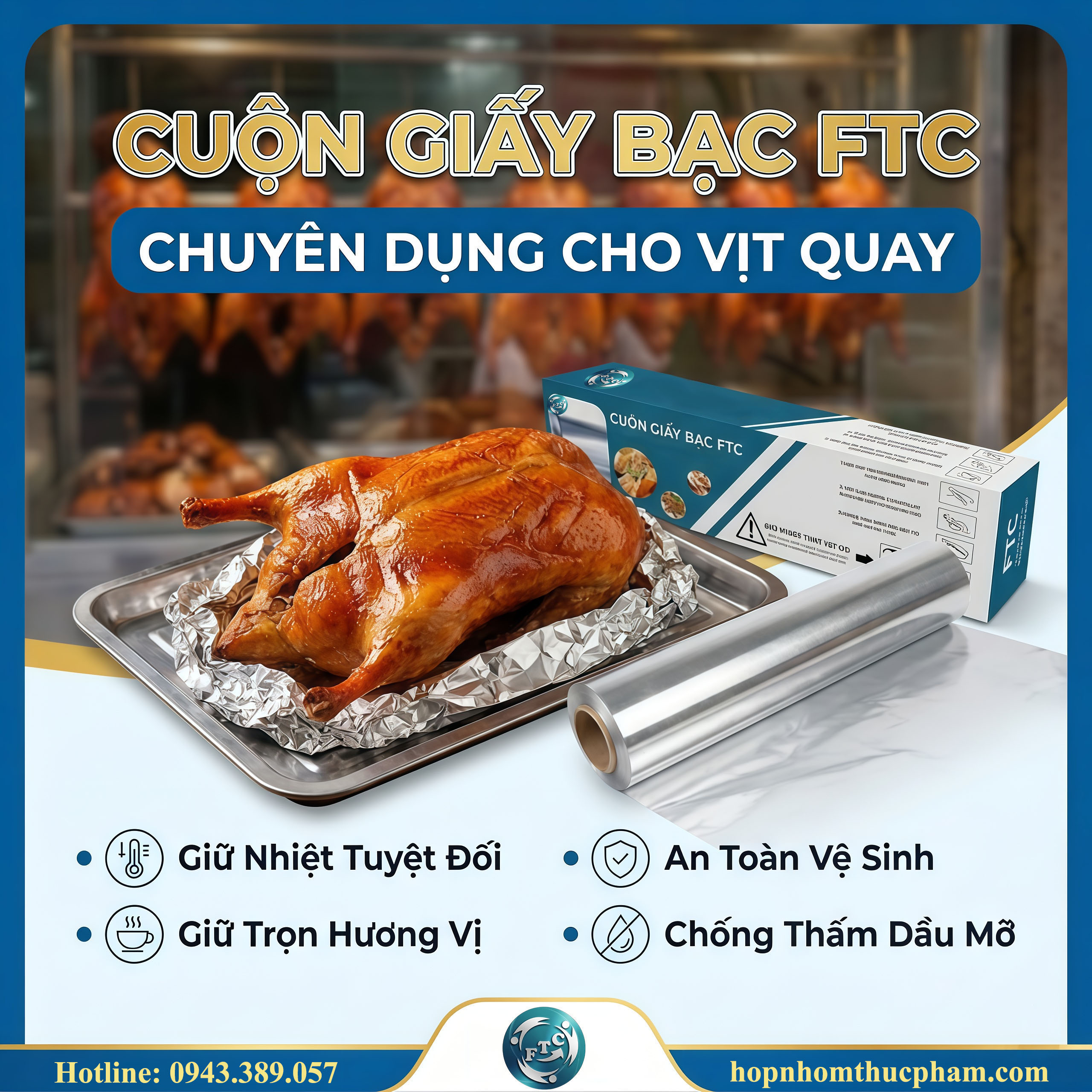 Giấy bạc nướng vịt