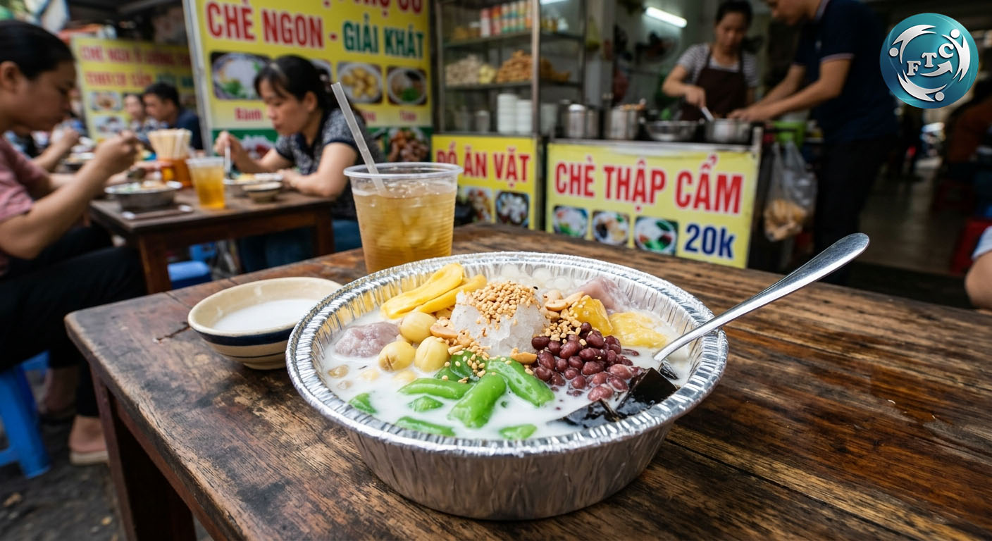 Bát nhôm đựng chè