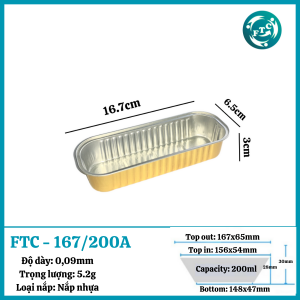 Hộp nhôm cao cấp 200ml