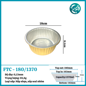 Hộp nhôm cao cấp 1370ml