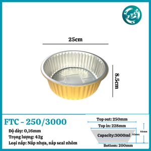 Hộp nhôm cao cấp 3000ml