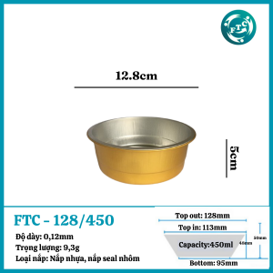 Hộp nhôm cao cấp 450ml