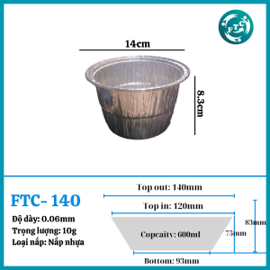 Hộp đựng thực phẩm 600ml