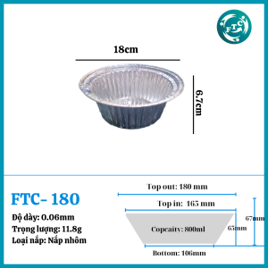 Hộp đựng thực phẩm 800ml