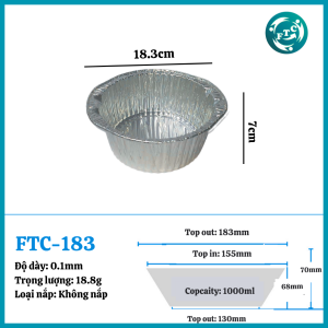 Hộp đựng thực phẩm 1000ml